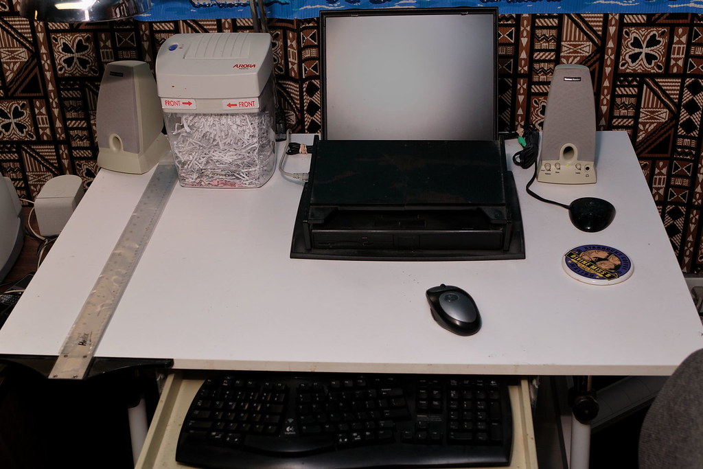 Web developer workspace with code on screen